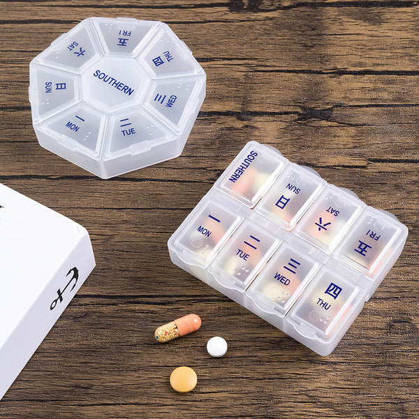 Caixa de Medicamentos Portátil 7 Dias