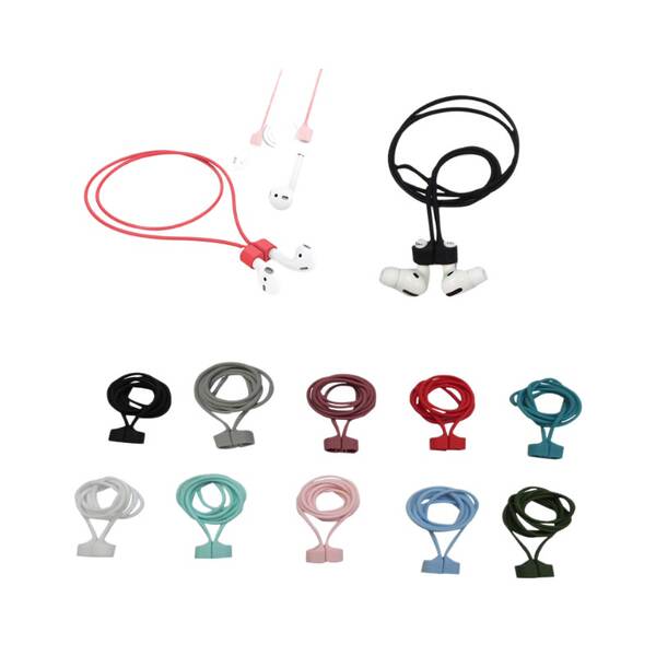 Aplicável Apple Airpods pro 2 3 fone antiperda corda Xiaomi Huawei Honor fone sem fio pulseira silicone