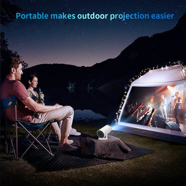 Projector HY300 Mini de alta definição, projetor portátil de canhão, projetor Wi-Fi transfronteiriço exclusivo