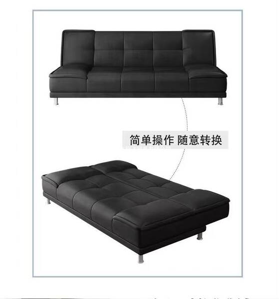 Cama de sofá dobrável de dois usos pequeno sala de estar quarto aluguer apartamento moderno sofá fácil gato penteado