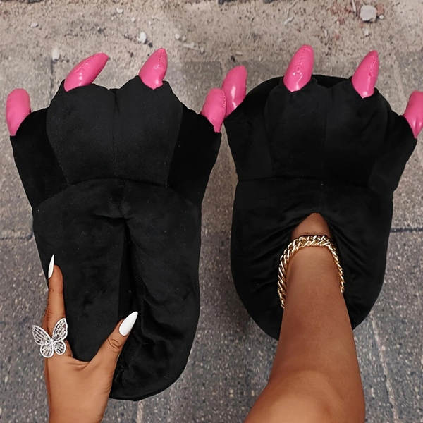 Inverno novo amor apartamento dinossauro Styles pernas sapatos de pelúcia super 