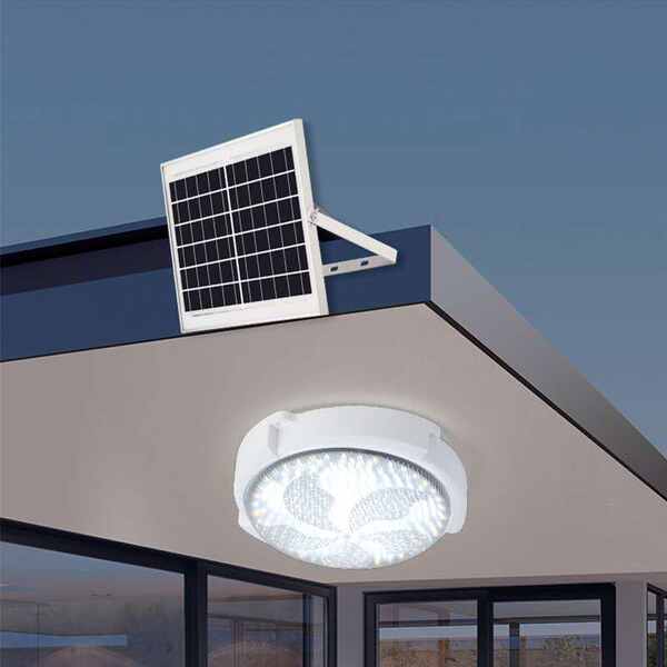 Nova lâmpada de topo solar de alta potência doméstica de balcão de iluminação interior escadaria exterior do corredor de controle de luz solar