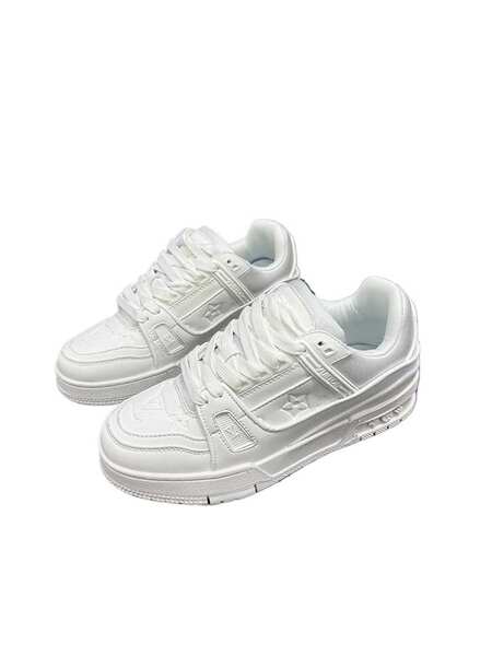 Sapatos masculinos de outono de 2025 novos sapatos de descanso suave com sapatos esportivos de grande porte de tendência permeável para casais