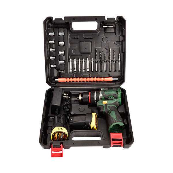 16.8V Comércio Exterior Carregamento elétrico de borracha de lítio de cobre puro sem borracha manual de borracha elétrica multifuncional kit de ferramentas de parafuso elétrico