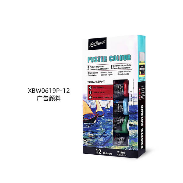 Tinta acrílica para pintura artística