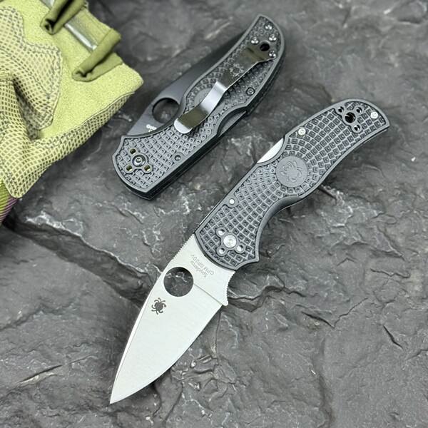 Armadilha de fibra de carbono Spider C41 VG10 Armadilha de fio de caça de campo ao ar livre Tactical Defensive Pocket EDC Tools Knife