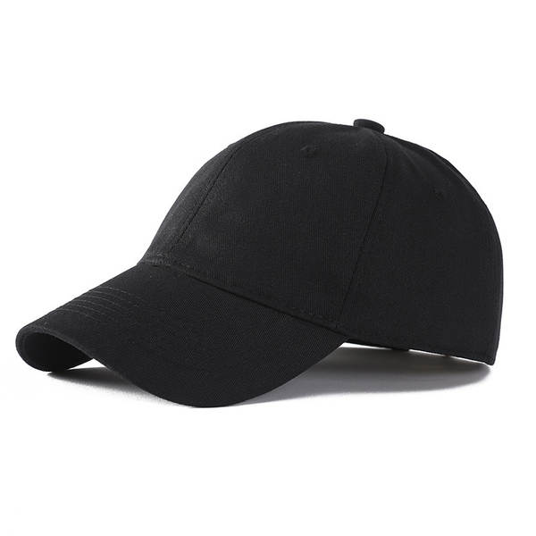 Novo chapéu de algodão puro, chapéu de beisebol feminino, chapéu de beisebol masculino