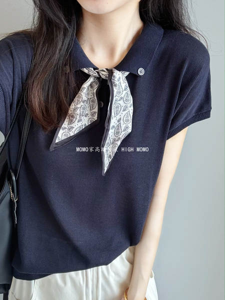 Camisa curta feminina de linho