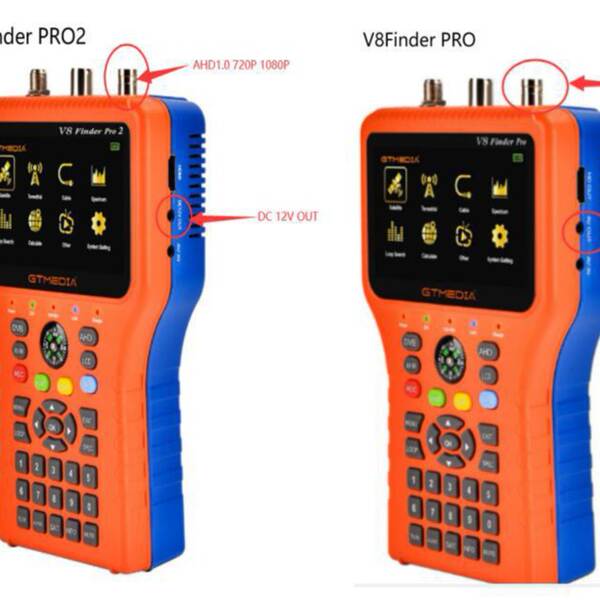 GTmedia V8 Finder Pro 2 DVB-S2X/S2/S/T2/T/C H.265 Suporte para 2,4G