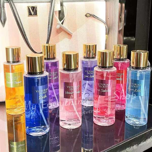 Victoria's Secret Perfume Spray Lubrificante Aquático Leite Permanente Flocos de Flocos de Aroma Humidificante 250ml