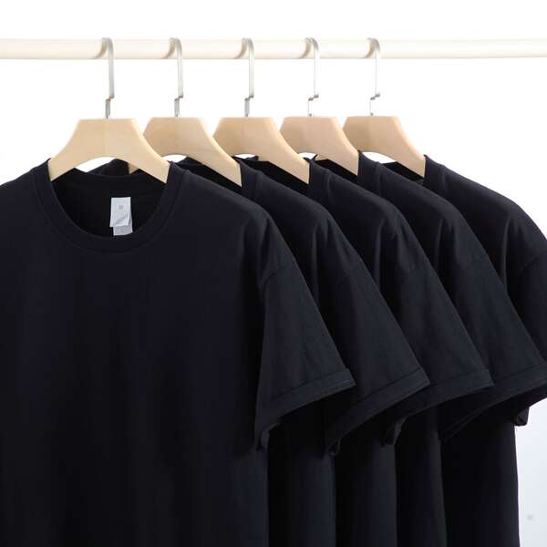 Novo peso pesado de 230 gramas algodão puro branco pano de pano curto T-shirt feminino folheto semi-lençado camiseta masculina por atacado