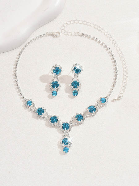 Preço especial!Joias europeias e norte-americanas de moda de alta qualidade de alta qualidade de joias de cristal