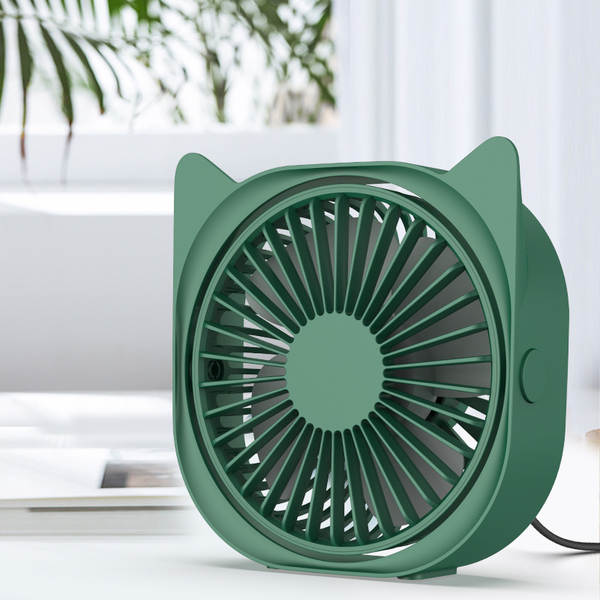Ventilador USB portátil 6 polegadas - Mini ventilador de mesa recarregável para escritório e casa