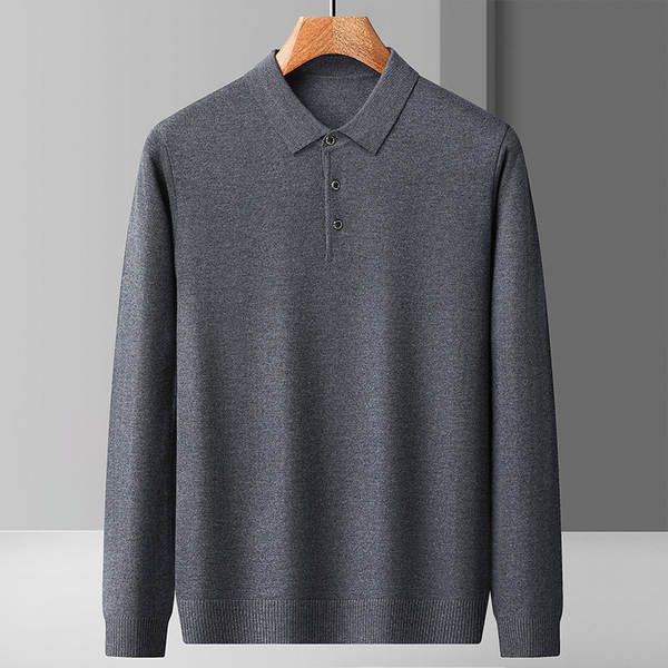 Camiseta de lã para homem