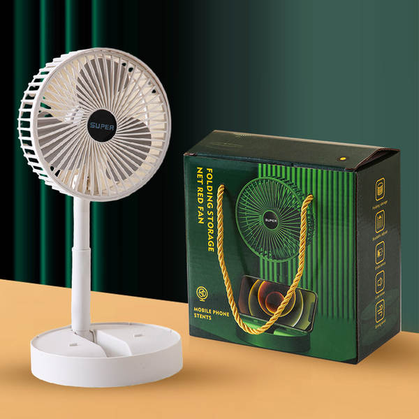 Ventilador elétrico dobrável Escritório silencioso Escritório USB Tríplice Atividade Caixa de Presentes Companheira