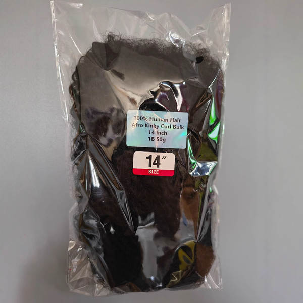14 polegadas Afro Kinky Bulk Hair