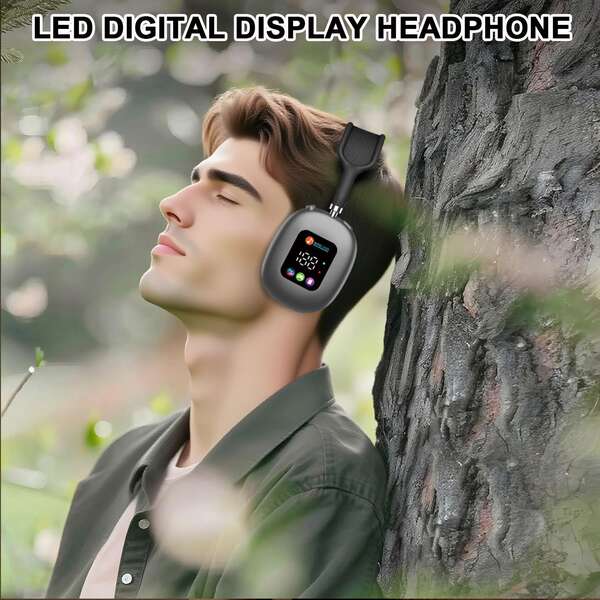 AKZ MAX600 é o novo fone de ouvido sem fio Bluetooth com tela digital RGB