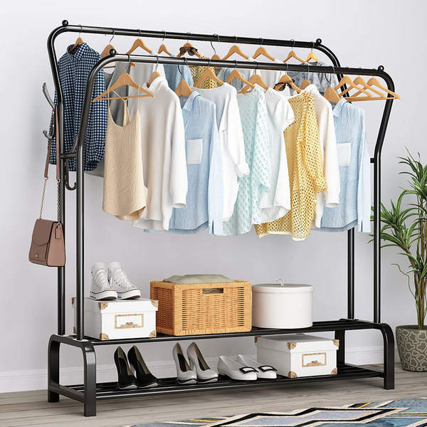 Varal de piso monobarra simples para quarto e varanda