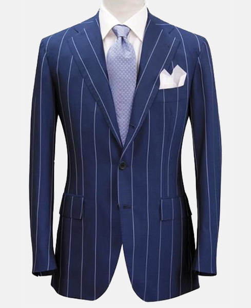 跨境外贸定制款单排两粒扣格子西装外套男士休闲修身西服上衣男