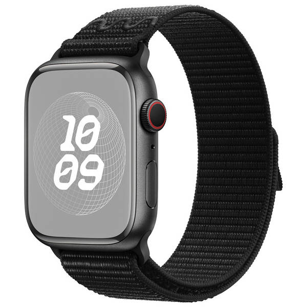 Compatível com apple watch 11 pulseira iwatch s10/9/8 nike nylon loop