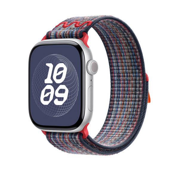 Compatível com apple watch 11 pulseira iwatch s10/9/8 nike nylon loop