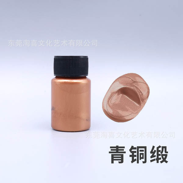 Pearl Acrylic Metal Color Color Alta Luz Ouro Prata Cobre Metal Color 20ml Manual Resistente à Água Brilhante Colorido