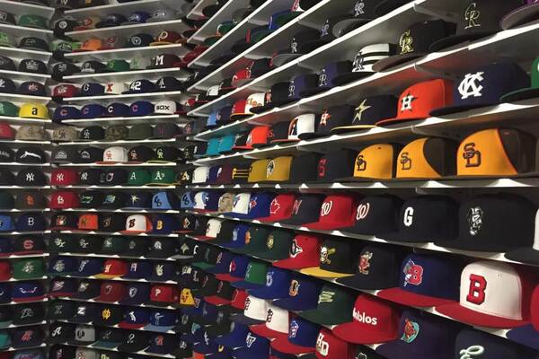 Chapéu de beisebol totalmente fechado, não ajustável, novo chapéu de beisebol hip-hop da liga americana