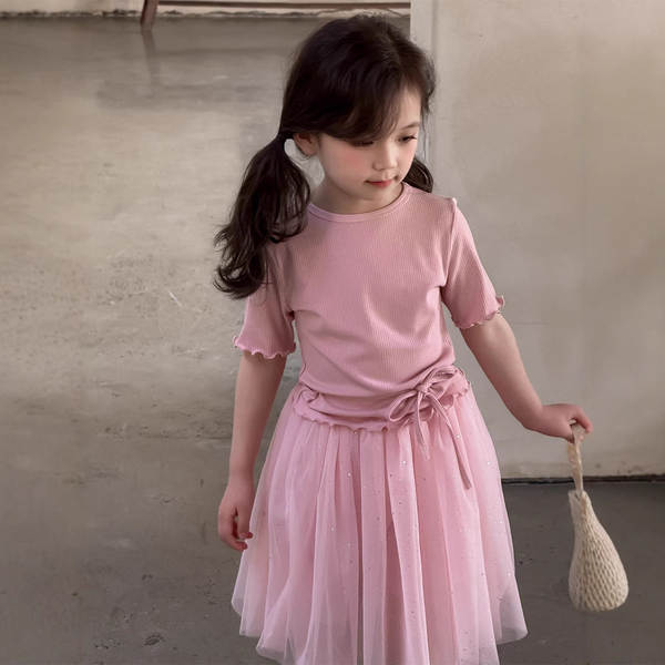 Mulheres Miu estilo princesa amarrar mangas curtas T-shirt camisa de verão coreano vestido de ar puro amarrar mangas curtas