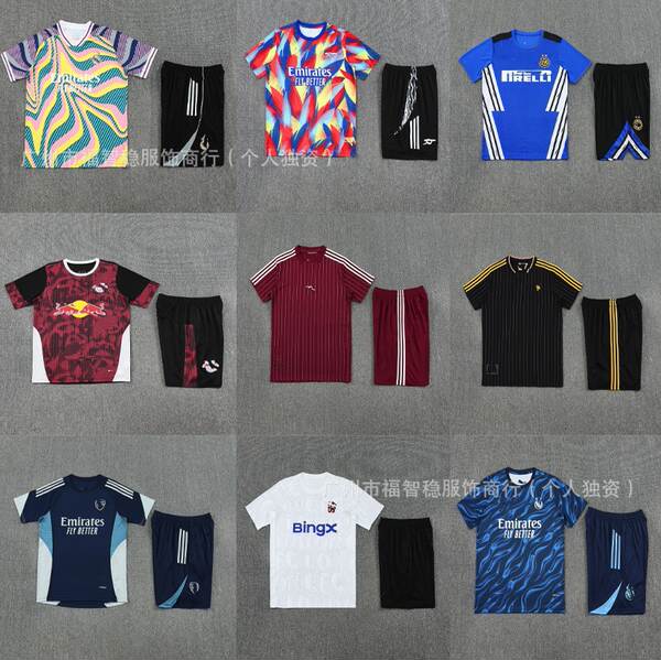 2627 Novo POLO Futebol Arsenal FC Barcelona X2627 T-Shirt Império Romano Mbay R Suíte de treinamento de luva curta