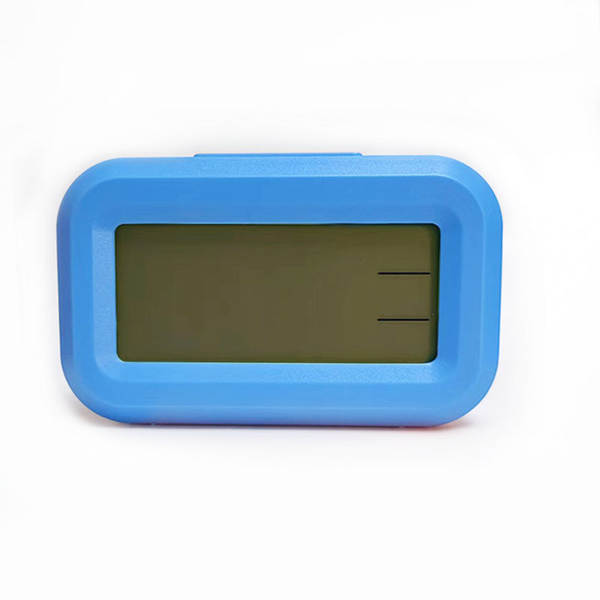 Relógio inteligente de despertador de mini-LCD com luzes nocturnas, relógio estudantil bonito