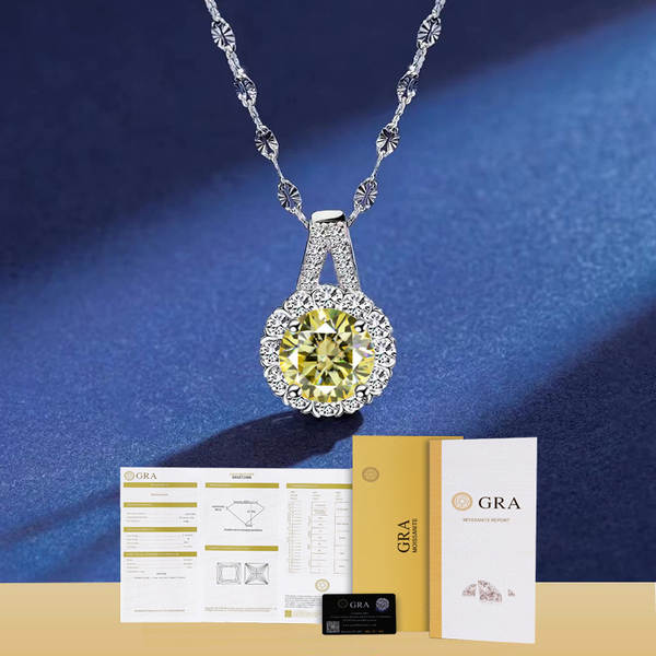 S925 Prata pura de 1 caráter colar de flores solares femininas ins gotejamento de água de alta qualidade moçambique pendurado design simplicidade de sobremesa