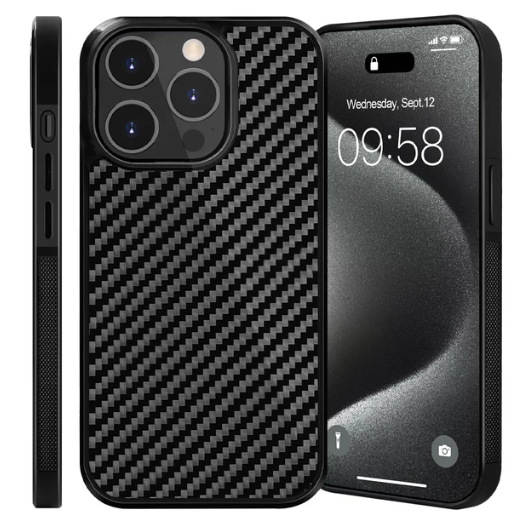 Apple iPhone 16 Promax 14 17 Pro 15 Promax Fibra de Carbono