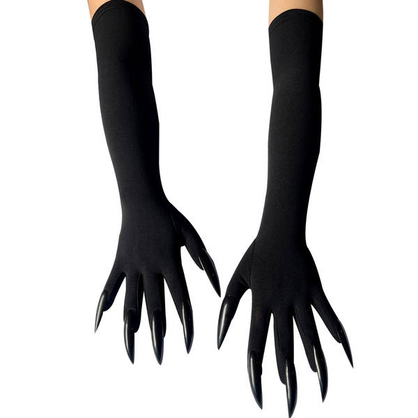 47 centímetros longas luvas de Halloween vestido com luvas longas cosplay luvas de Halloween
