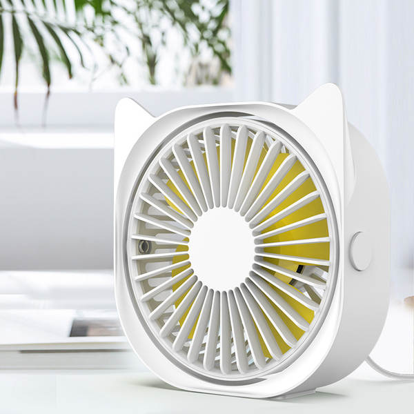 Ventilador USB portátil 6 polegadas - Mini ventilador de mesa recarregável para escritório e casa