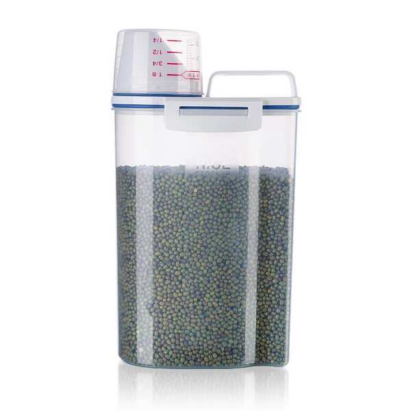 Vaso de Arroz Plástico com Tampa