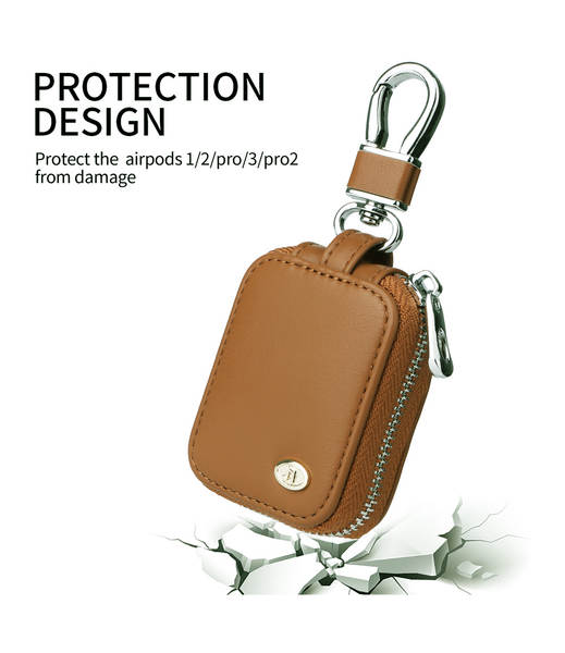Capa de couro para AirPods 3 Bluetooth proteção AirPods geração 3 case Pro 2 fone de ouvido
