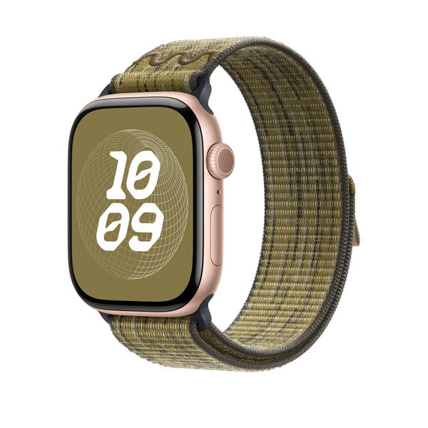 Compatível com apple watch 11 pulseira iwatch s10/9/8 nike nylon loop