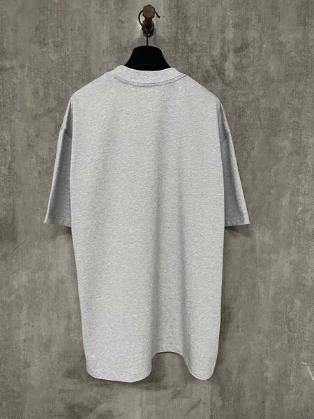 Transfronteiriço Alta Versão MIU Muji Novo Logo Clássico Pequeno T-Shirt Corda Redonda Para Homens e Mulheres