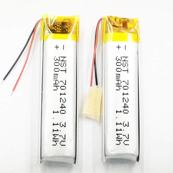 Bateria de lítio 701240 300mAh polímero bateria de lítio fabricante