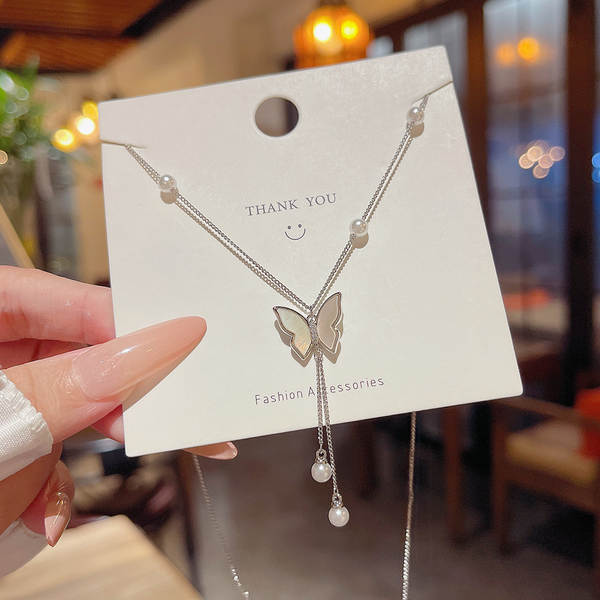 Colar feminino em titânio aço luxo não desbota versátil pendente sofisticado design exclusivo minimalista corrente clavícula acessório importação