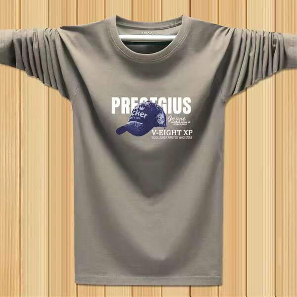 Camiseta Masculina de Manga Longa