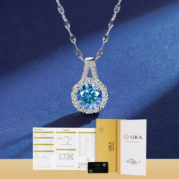S925 Prata pura de 1 caráter colar de flores solares femininas ins gotejamento de água de alta qualidade moçambique pendurado design simplicidade de sobremesa