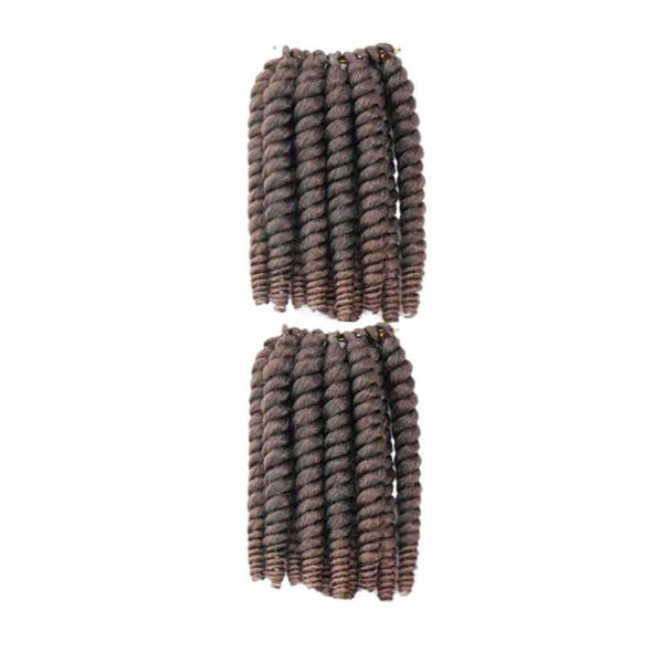 Venda direta do fabricante de fio de artifício de baixa temperatura da África do pequeno cilindro de amortecimento Havana Curl 2 peças