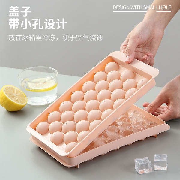 Moldes de Gelo Redondos Plásticos para Geladeira