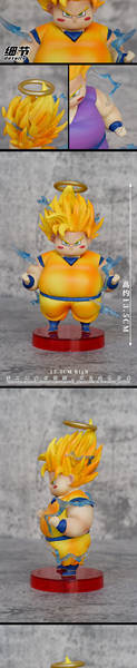 Boneco Dragon Ball G5 série chubby Goku gordo Trunks Buu Célula Gohan Freeza modelo