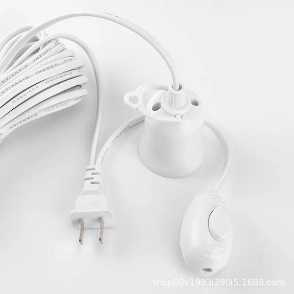 Lâmpada LED Pendente com Fio e Conector