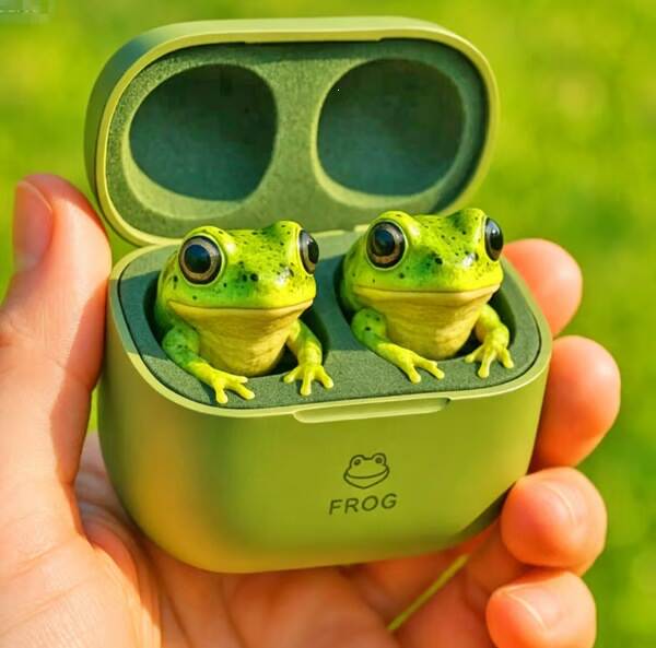 Cute Animal Shaped Bluetooth Earbuds 3D para fones de ouvido estéticos