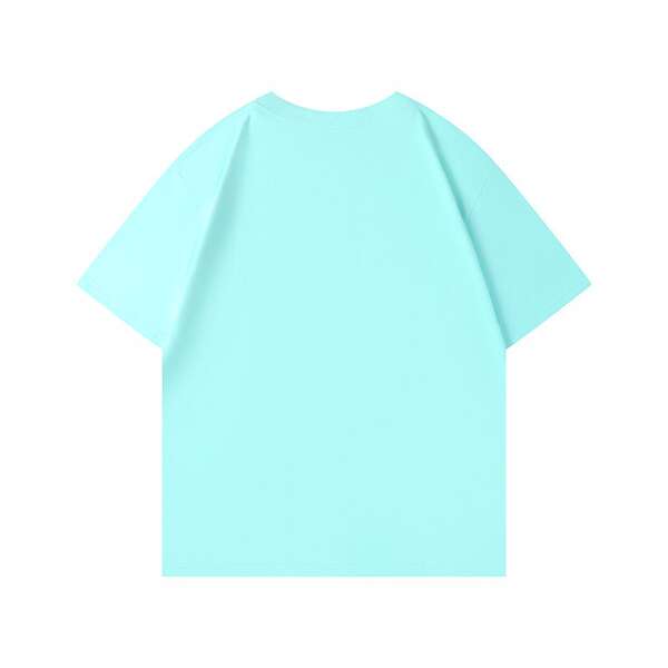 Camiseta de algodão puro para crianças 220 gramas de algodão personalizado padrão de logotipo para crianças vestido de verão para o comércio exterior