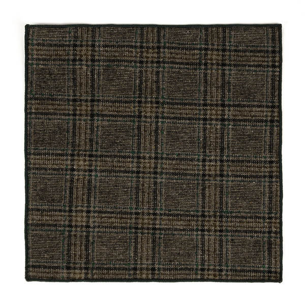 Fabricante Venda Direta Homem Roupa Pequena Toalha Acessórios Moda Marrom Retrato de Pássaro Homem Roupa de bolso Venda por atacado