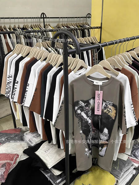 1688 T-shirt masculino de alta qualidade de atacado 400 gramas de impressão americana peso pesado de algodão puro mangas curtas com exportação de mercadorias suficiente